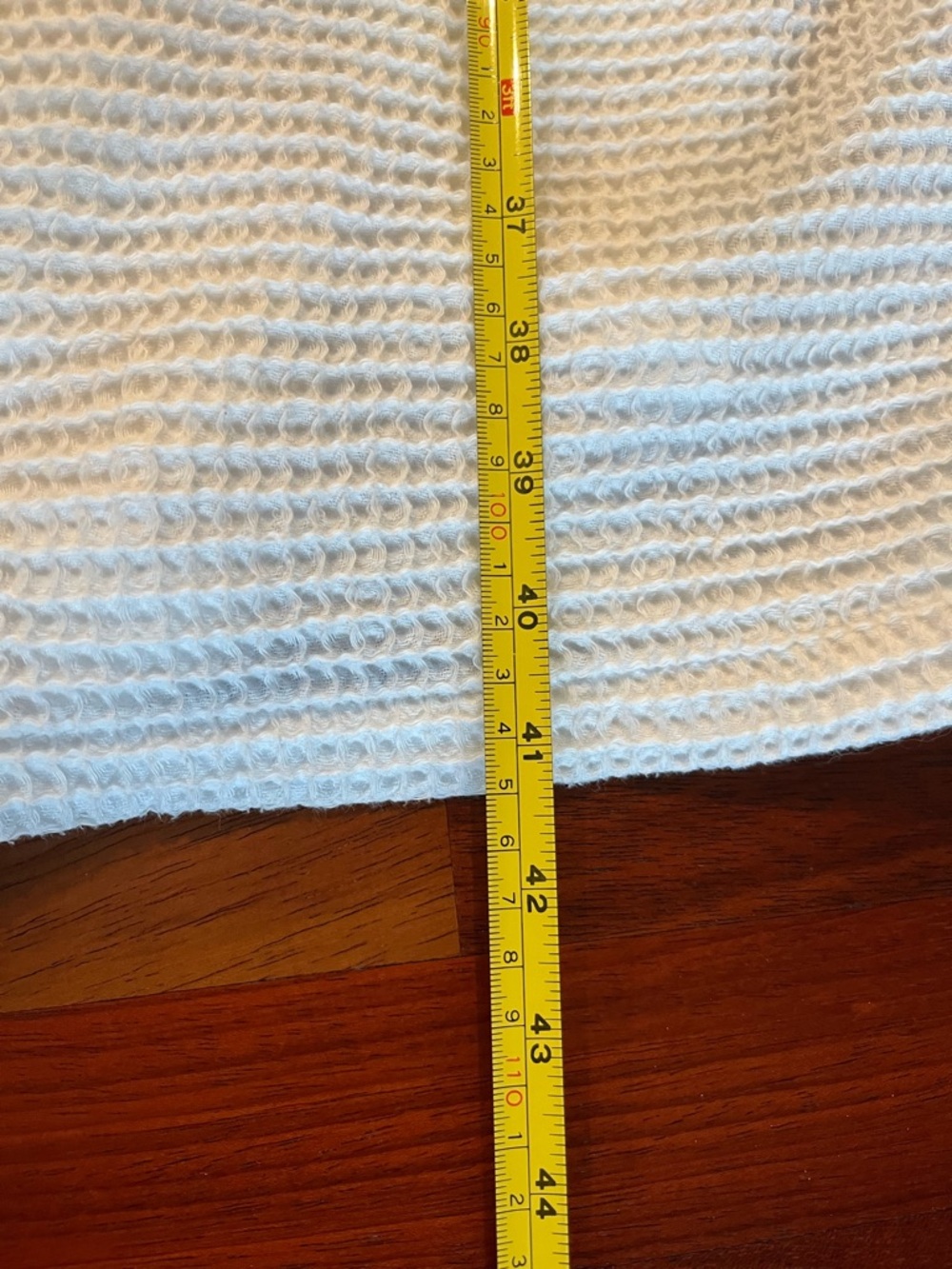 Pottery Barn Waffle Weave White Resort Robe Sz Small - Picture 6 of 7